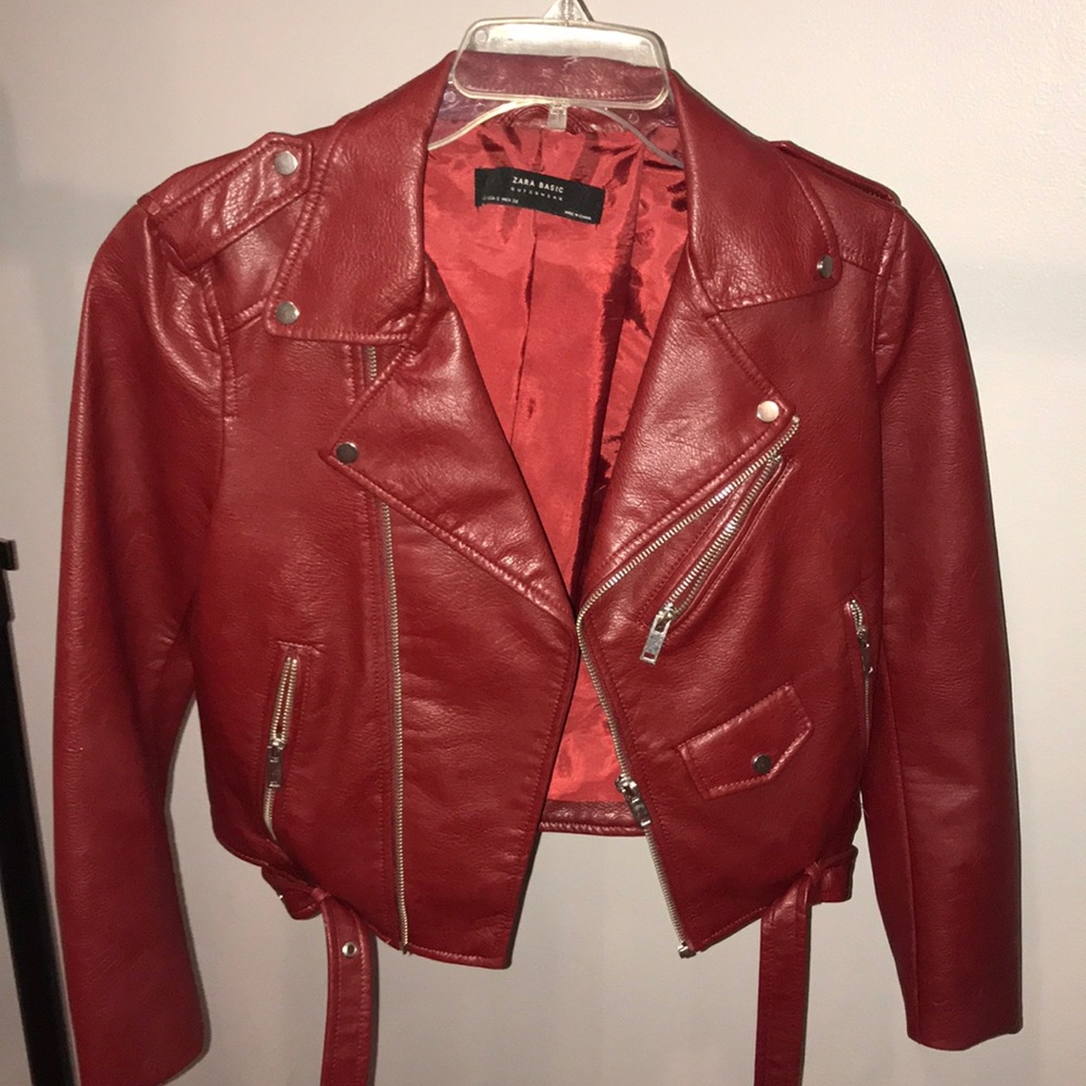 ZARA red jacket